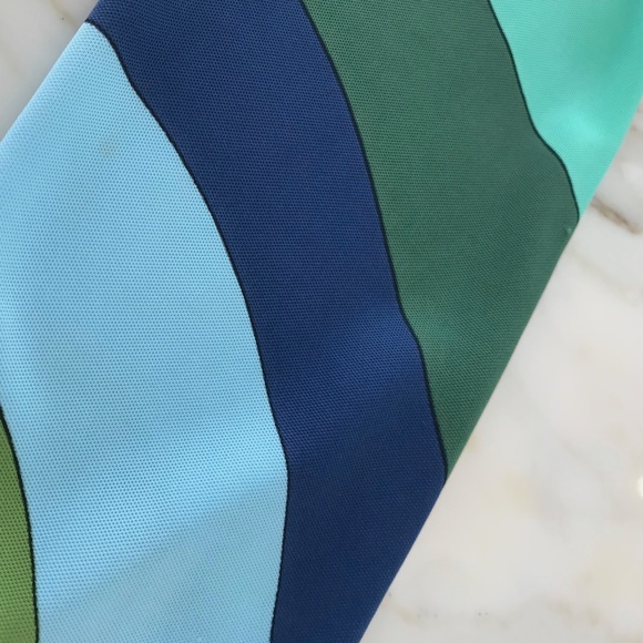 EMILIO PUCCI GREEN MULTI ICONIC PRINT CONVERTIBLE DRESS SIZE IT 42 / US 8 NWOTS! - Picture 15 of 17